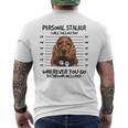 Divertido Amante De Los Perros Cocker Spaniel Camiseta Hombre Estampado Espalda