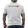 Dodge Wordmark Logo Gray T-Shirt mit Rückendruck