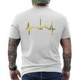 Dortmund Herzschlag Skyline Puls Ruhrpott Stadion Dortmund T-Shirt mit Rückendruck