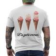 Eis Geht Immer Saying Ice Lover T-Shirt mit Rückendruck