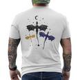 Fourth Wing Basgiath War College Bookish Three Dragons Men's T-shirt Back Print