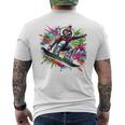 Costume Top Winter Sports Snowboarder Apres Ski Party T-Shirt mit Rückendruck