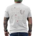 Dibs On The Coach Baseball Heart Cute Men's T-shirt Back Print