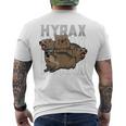 Rock Hyrax Meme Dassie Cute Animal Lover Gray T-Shirt mit Rückendruck