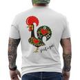 Galo De Barcelos Coq Portugais T-shirt imprimé au dos
