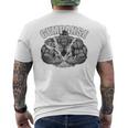 Gympanse Gym Mono Chimpancé Fitness Coach Gym Parte Trasera Camiseta Hombre Estampado Espalda