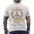 Hippie Acidhead Peace Hippi Hippy Peace T-Shirt mit Rückendruck