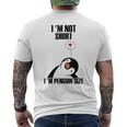 I'm Not Short I'm Penguin Size For Penguin Lovers Camiseta Hombre Estampado Espalda
