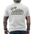 Keto Carbs Son Para Perdedores Camiseta Hombre Estampado Espalda