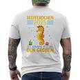 Kinder Seepferdchen 2025 Frühschwimmer Abzeichen T-Shirt mit Rückendruck