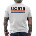 Licata Italia Retro 70S 80S Style Camiseta Hombre Estampado Espalda