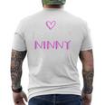 I Love Being A Ninny Cute Cool Men's T-shirt Back Print