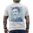 Nikola Tesla Illustration By Glitschika s T-Shirt mit Rückendruck