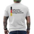 Official Partner Of The Penalty Point T-Shirt mit Rückendruck