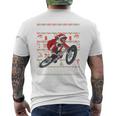 Oh What Fun It Is To Ride Mountain Bike Mtb Ugly Christmas T-Shirt mit Rückendruck