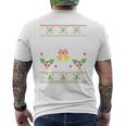 Peace I Come In Peace Matching Ugly Christmas Jumper T-Shirt mit Rückendruck