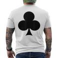 Playing Card Cross Heart Checked Spades Carnival Group Costume Card S T-Shirt mit Rückendruck