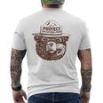 Protect Our Parks Bear Graphic National Park Men's T-shirt Back Print