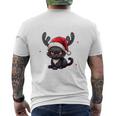 Reindeer Was Out Sold Out Cats Christmas T-Shirt mit Rückendruck