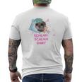 Schlafi Schlafi Hamster Meme Gray T-Shirt mit Rückendruck