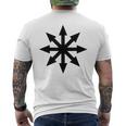 Symbole De L'étoile Du Chaos Punk Métal Pentagramme Anarchie T-shirt imprimé au dos