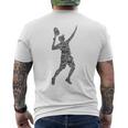 Tennis Tennis Player Boys' T-Shirt mit Rückendruck