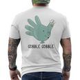 Turkey Glove Thanksgiving Gobble Nurse Thanksgiving Fall Men's Back Print T-Shirt Turkey Glove Thanksgiving Gobble Nurse Thanksgiving Fall Men's Back Print T-Shirt