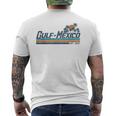Vintage Gulf Of Mexico Since 1550 Retro Vintage Beach Men's T-shirt Back Print