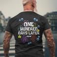 100 Days Happy 100Th Day Of School One Hundred Days Later Men's T-shirt Back Print Gifts for Old Men