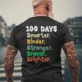 100 Days Of School Smarter 100Th Days Of School Boys Ns Men's T-shirt Back Print Gifts for Old Men