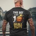 10Th Birthday Boys This Boy Double Digits Ten Year Old Men's T-shirt Back Print Gifts for Old Men