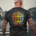 18 Cumpleaños 2007 18 Años Chica Chicointage 2007 Camiseta Hombre Estampado Espalda Regalos para ancianos