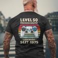 1975 Geburtstag Mann 50 Jahre Deko Lustig 50Er Geburtstag T-Shirt mit Rückendruck Geschenke für alte Männer