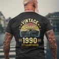 1990 Muscle Car Limited Edition Men's T-shirt Back Print Gifts for Old Men