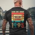 30 Years Old Legend Since January 1995 30Th Birthday T-Shirt mit Rückendruck Geschenke für alte Männer