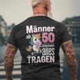 From 50 Can Wear Everything 50Th Birthday Slogan Humour T-Shirt mit Rückendruck Geschenke für alte Männer