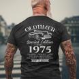 50Th Birthday Manintageintage 1975 T-Shirt mit Rückendruck Geschenke für alte Männer