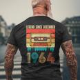 60 Years Old Legend Since December 1964 60Th Birthday T-Shirt mit Rückendruck Geschenke für alte Männer