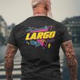 80S Largo T-shirt imprimé au dos Cadeaux pour les vieillards