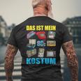 80S Retro Party Fancy Dress Cassette I Love The 90S T-Shirt mit Rückendruck Geschenke für alte Männer