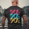 For 90S In Fan 90S Music Party T-Shirt mit Rückendruck Geschenke für alte Männer