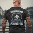 Algunos Abuelos Jugar Bingo Real Grandpas Jugar Boxeo Camiseta Hombre Estampado Espalda Regalos para ancianos