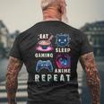 Anime Graphic Kawaii Japanese Anime Men's T-shirt Back Print Gifts for Old Men