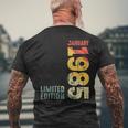 Año 1985 Enero 1985 Retro 1985Intage 1985 Desde 1985 Camiseta Hombre Estampado Espalda Regalos para ancianos