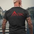 Ark Kryptocurrency -Intage & Distressed Logo T-Shirt mit Rückendruck Geschenke für alte Männer