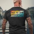 Autism Awareness Periodic Table Camiseta Hombre Estampado Espalda Regalos para ancianos
