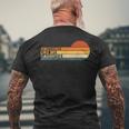 Awesome Like My Daughter Fathers Day Dad Retro Vintage Men's T-shirt Back Print Gifts for Old Men