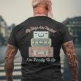 My Bags Are Packed I'm Ready To Go -Ready To Travel Men's Back Print T-Shirt Gifts for Old Men