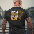 Baloncesto Una Chica Con El Basket Divertido Basketball Camiseta Hombre Estampado Espalda Regalos para ancianos