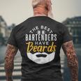 Bartender For Bartenders With Beards T-Shirt mit Rückendruck Geschenke für alte Männer